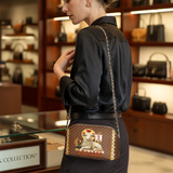 Catholight Agnus Dei Leather Crossbody Bag