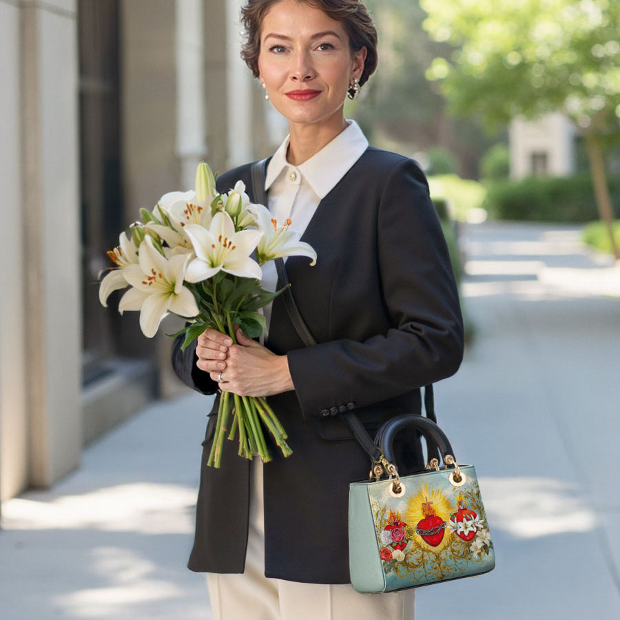 Catholight Trinity of Love Damen-Ledertasche