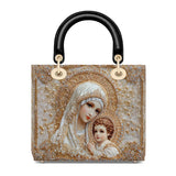 Catholight Heavenly Grace In Radiant Splendor Damen-Ledertasche