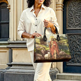 Katholische Ledertasche vom Hirten Johannes dem Täufer