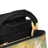 Catholight Grace of the Holy Spirit Personalized Leather Satchel Bag