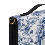 Katholische Bibelhülle „Heilige Gelassenheit Jungfrau Maria“ aus Leder