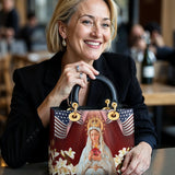 Katholische Ledertasche „Unsere Liebe Frau von Amerika“