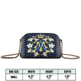 Catholight Crown Of Grace Leder-Umhängetasche