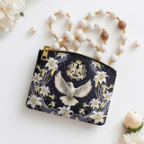 Catholight The Holy Spirit and Lily Devotional Leather Rosary Pouch