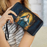Catholight  Celestial Devotion Leather Wallet Purse