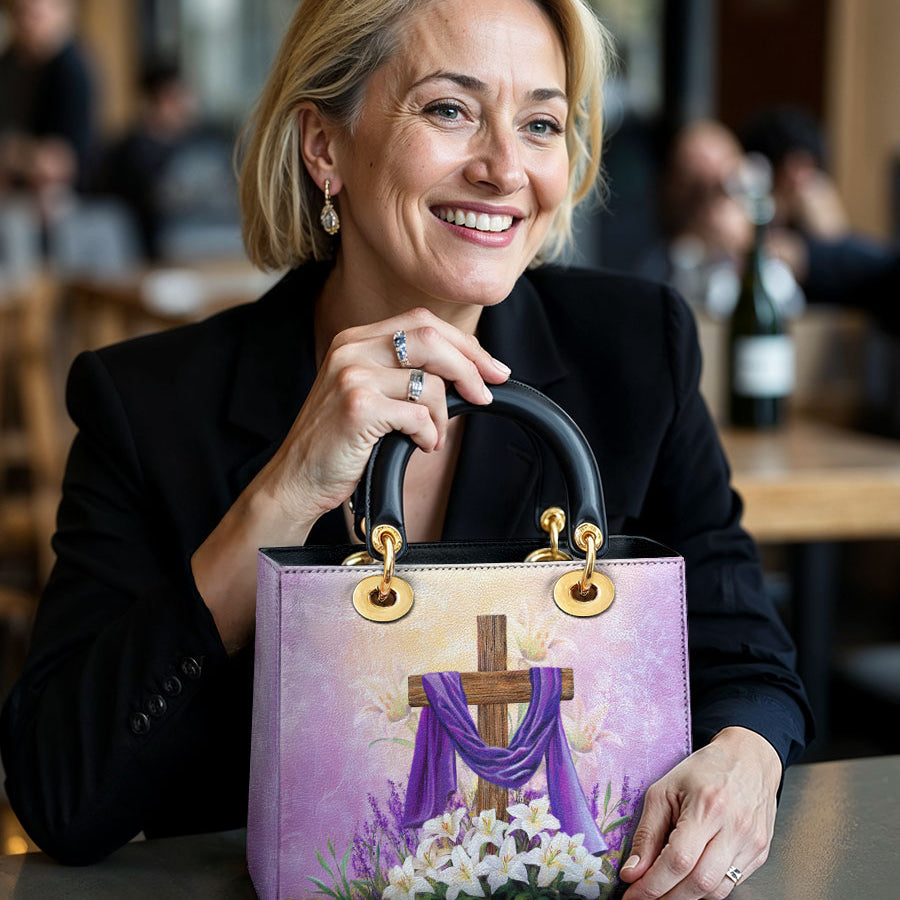 Catholight Faithful Bloom Damen-Ledertasche