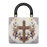 Catholight Faith &amp; Florals Damen-Ledertasche