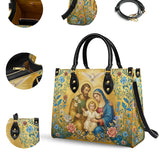 Catholight Holy Family in Divine Grace Leather Bag