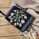 Katholische Ledergeldbörse „Crown Of Grace“