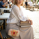 Catholight Sacred Heart of Grace Leder-Umhängetasche