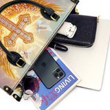 Catholight Taube des Friedens Ledertasche