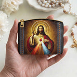 Catholight A Testament of Grace and Compassion Leather Rosary Pouch