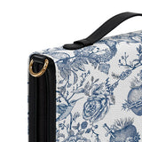 Catholight Sacred Elegance: Blau-weißer Andachtsbibelumschlag