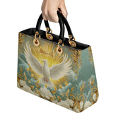 Personalisierte Damen-Ledertasche „Gnade des Heiligen Geistes“