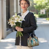 Katholische Lady of Lourdes Damen-Ledertasche