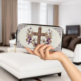 Catholight  Faith & Florals Leather Wallet Purse