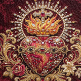 Catholight Sacred Flame Leather Rosary Pouch