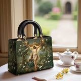 Catholight „Das Kreuz der Erlösung“ Damen-Ledertasche