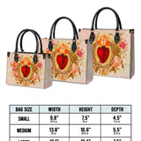 Katholische Ledertasche „Heiliges Herz der Gnade“