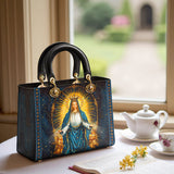 Catholight Celestial Devotion Damen-Ledertasche