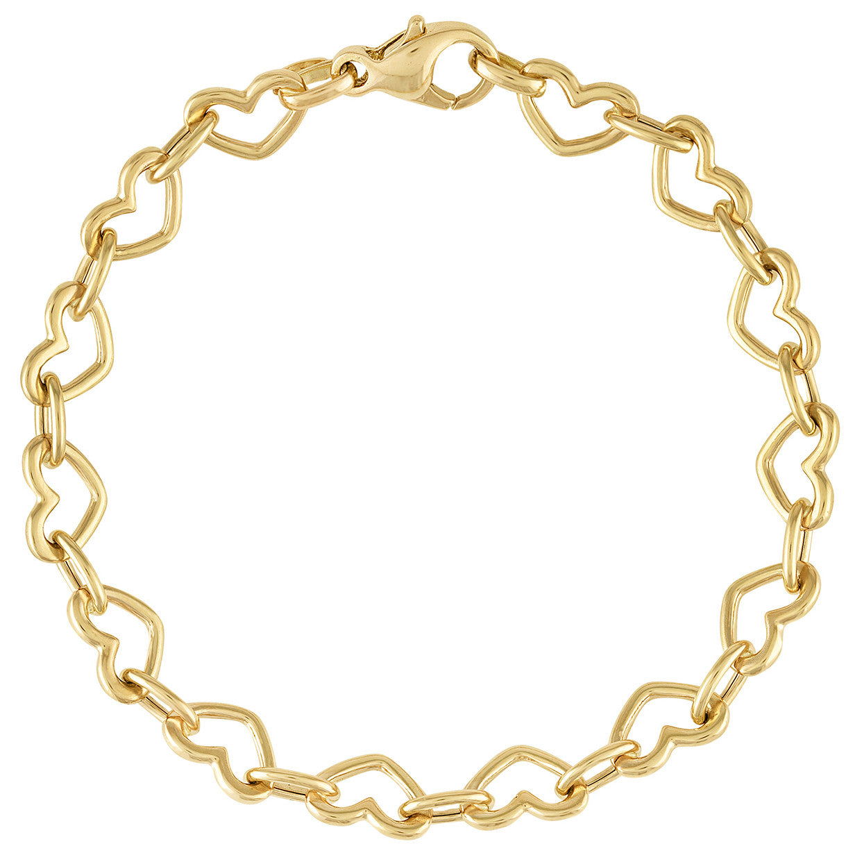 Catholight Heartbound Charm Bracelet in gold
