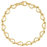 Catholight Heartbound Charm Bracelet in gold