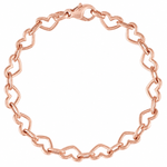 Catholight Heartbound Charm Bracelet in rose gold