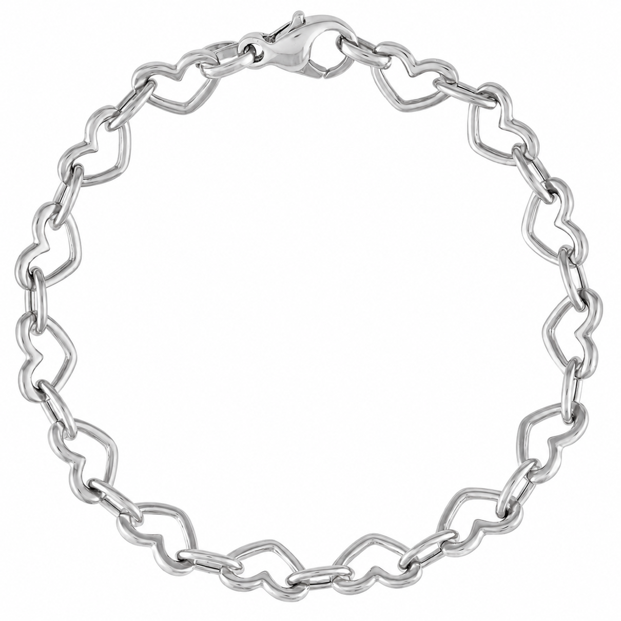 Catholight Heartbound Charm Bracelet in silver