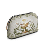 Katholische Leder-Umhängetasche „Die Heilige Eucharistie“