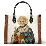 Katholische Ledertasche „St. Peter Verehrung“
