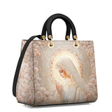 Catholight Rose Halo Devotion Damen-Ledertasche