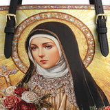 Catholight Ledertasche „Die kleine Blume der Gnade“