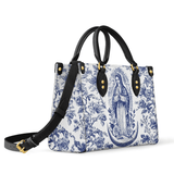 Katholische Ledertasche „Heilige Gelassenheit Jungfrau Maria“