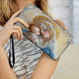 Catholight Göttliche Anmut und Gelassenheit – Ledergeldbörse