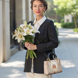 Katholische Eucharistische Gnaden-Damen-Ledertasche