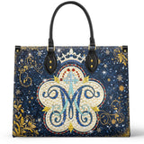 Catholight Regina Monogram – Die Marian Emblem Ledertasche