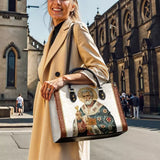 Katholische Ledertasche „St. Peter Verehrung“