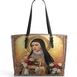 Catholight Ledertasche „Die kleine Blume der Gnade“