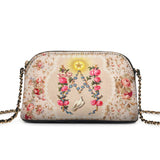 Catholight Roses of the Rosary Leather Crossbody Bag