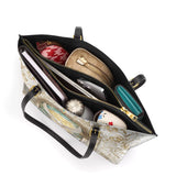 Catholight  Sanctuary of the Holy Spirit  Leather Tote Bag