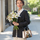 Katholische Ledertasche „St. Peter der Ehrfurcht“ für Damen