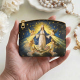 Catholight The Queen of Heaven Leather Rosary Pouch