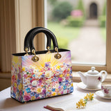 Catholight Floral Resurrection Lady Leather Bag