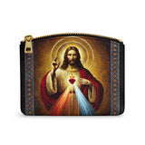 Catholight A Testament of Grace and Compassion Leather Rosary Pouch