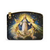 Catholight The Queen of Heaven Leather Rosary Pouch