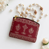 Catholight Liturgical Elegance Leather Rosary Pouch