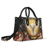 Catholight Taube des ewigen Lichts Personalisierte Ledertasche