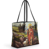 Katholische Ledertasche „Heiliger Hirte“ (St. Johannes der Täufer)