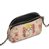 Catholight Roses of the Rosary Leather Crossbody Bag